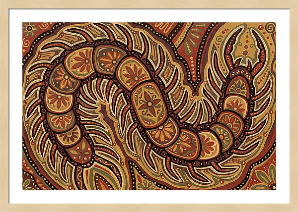 Centipede Folk Art