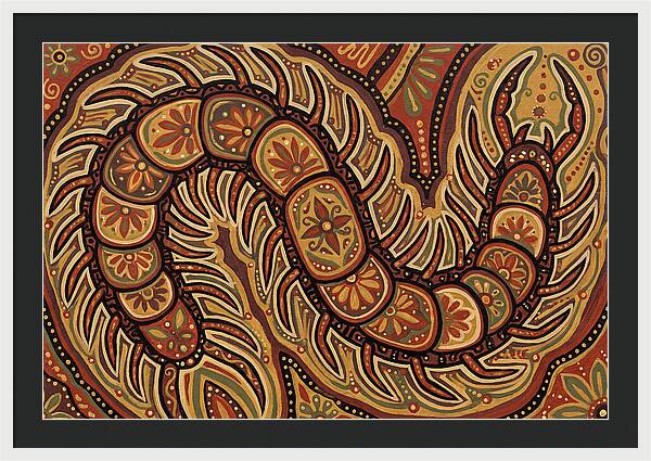 Centipede Folk Art
