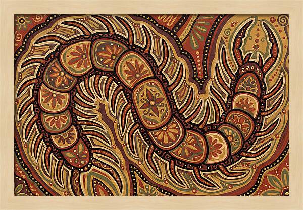 Centipede Folk Art