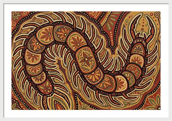 Centipede Folk Art