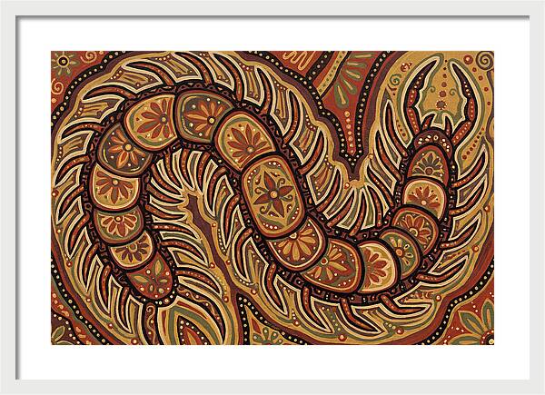 Centipede Folk Art