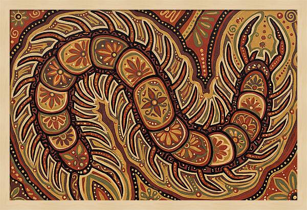 Centipede Folk Art