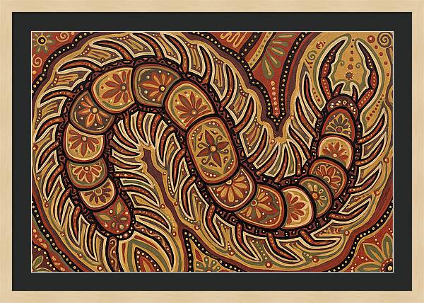 Centipede Folk Art