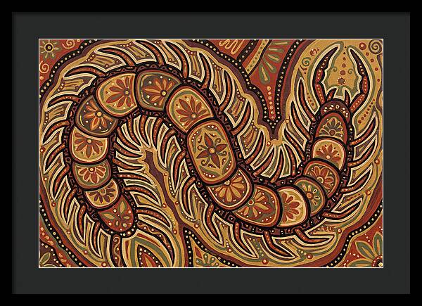Centipede Folk Art