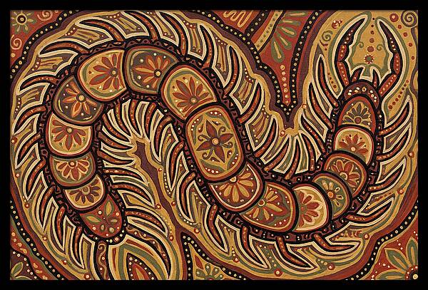 Centipede Folk Art