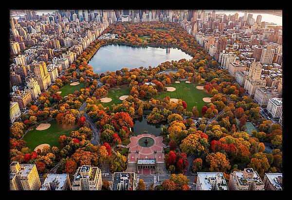 Central Park In Autumn Glory