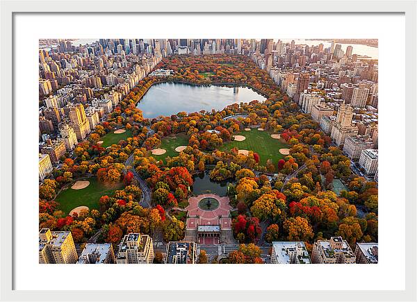 Central Park In Autumn Glory