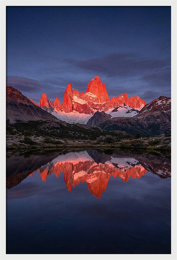Cerro Fitz Roy At Sunrise