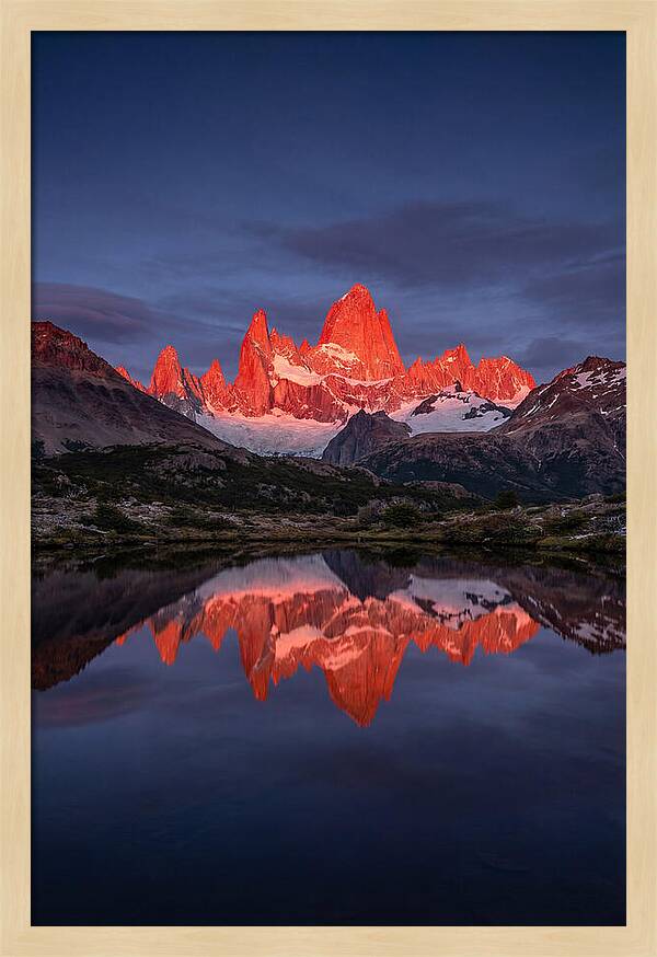 Cerro Fitz Roy At Sunrise