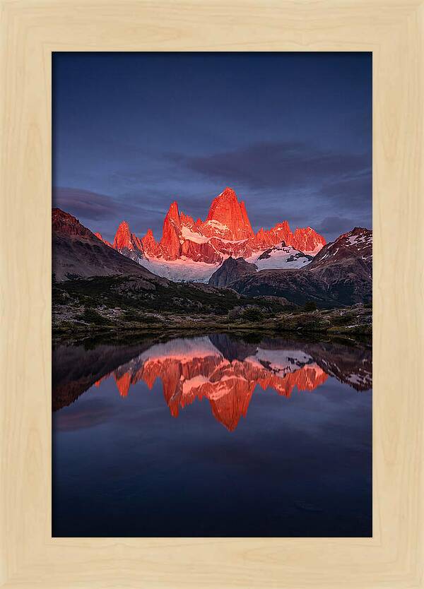 Cerro Fitz Roy At Sunrise