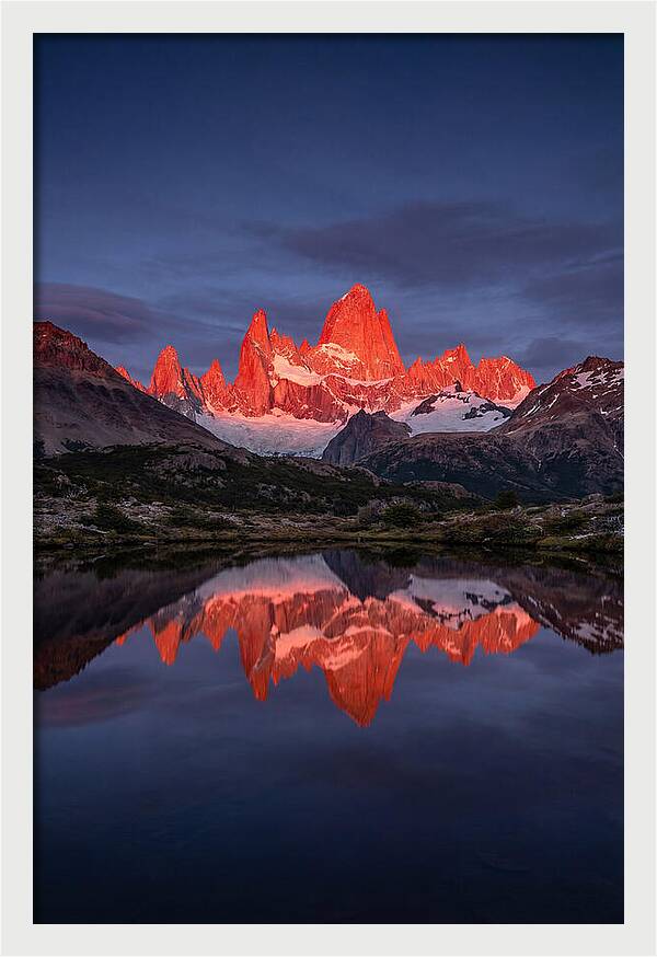Cerro Fitz Roy At Sunrise