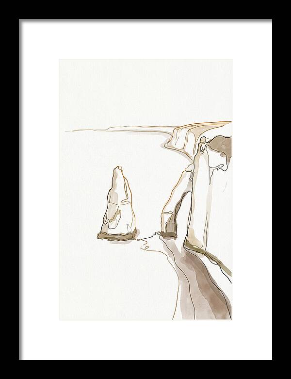 Chalk Sea Stack Serenity