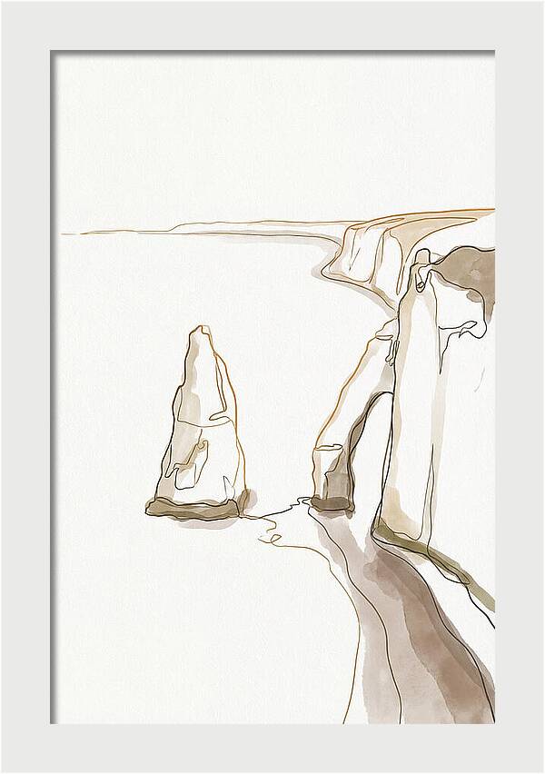 Chalk Sea Stack Serenity