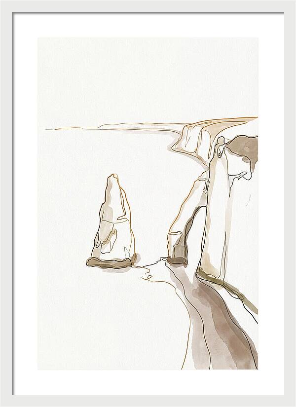 Chalk Sea Stack Serenity