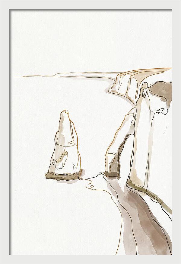 Chalk Sea Stack Serenity