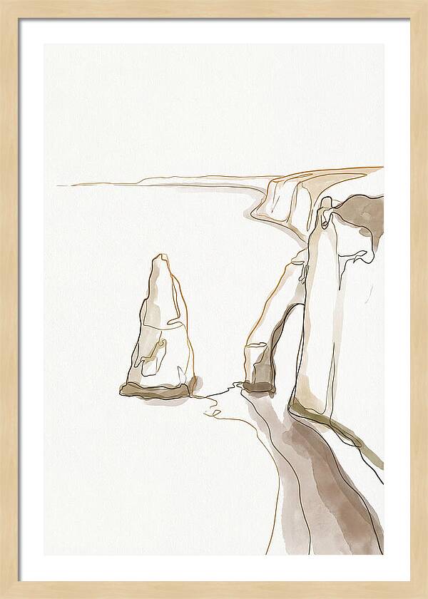 Chalk Sea Stack Serenity