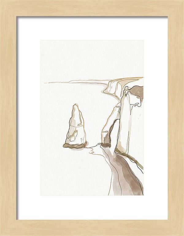 Chalk Sea Stack Serenity