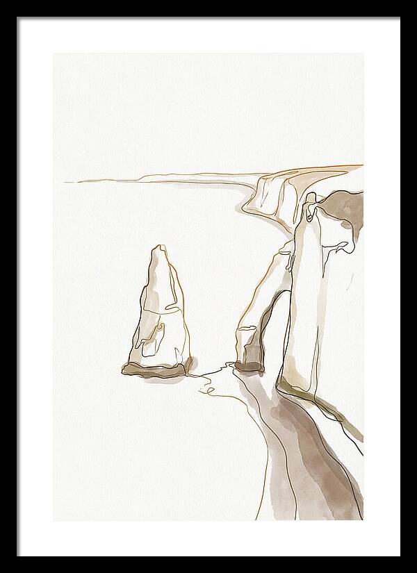 Chalk Sea Stack Serenity