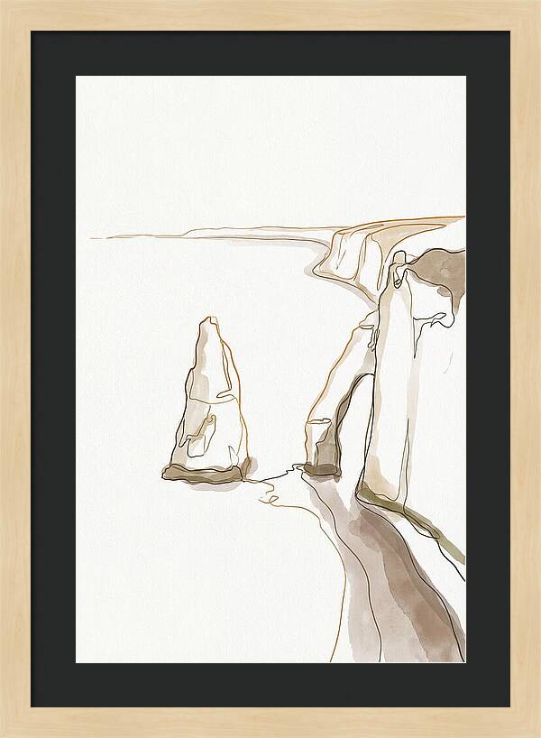 Chalk Sea Stack Serenity