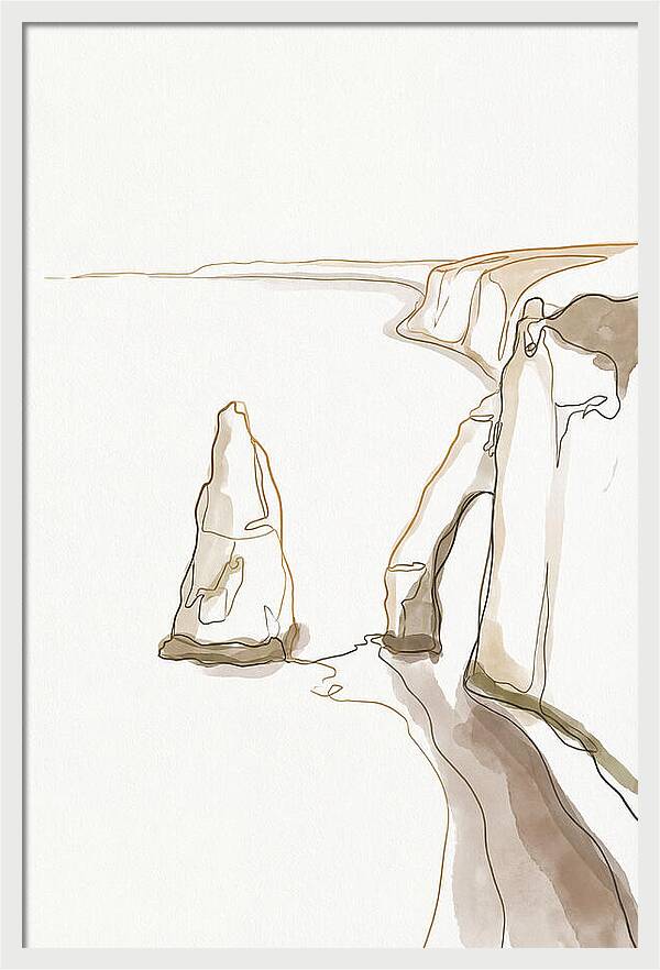 Chalk Sea Stack Serenity