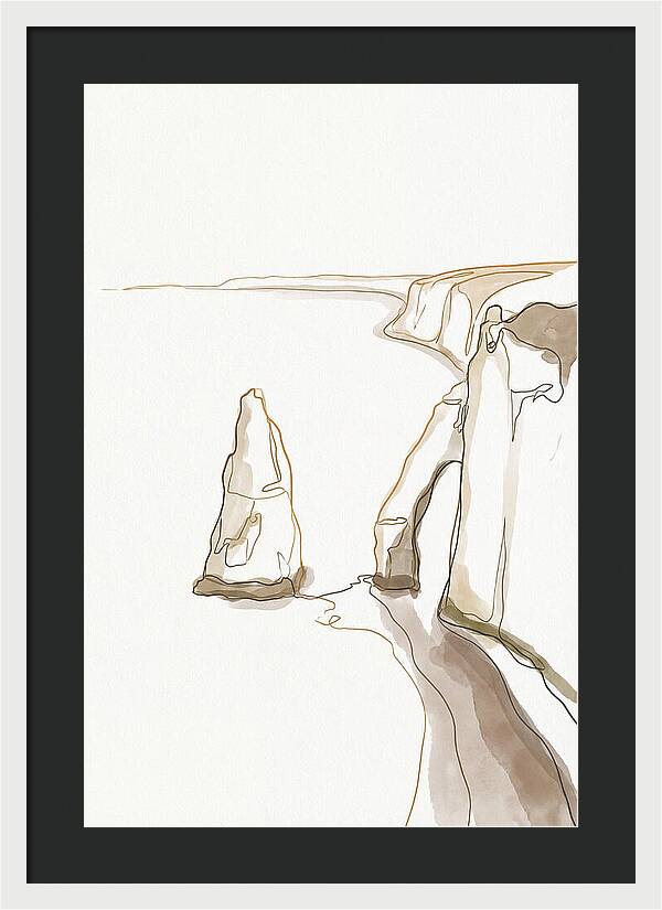 Chalk Sea Stack Serenity