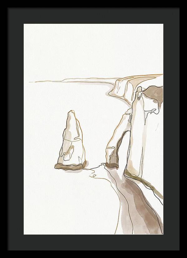 Chalk Sea Stack Serenity