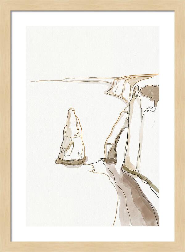 Chalk Sea Stack Serenity