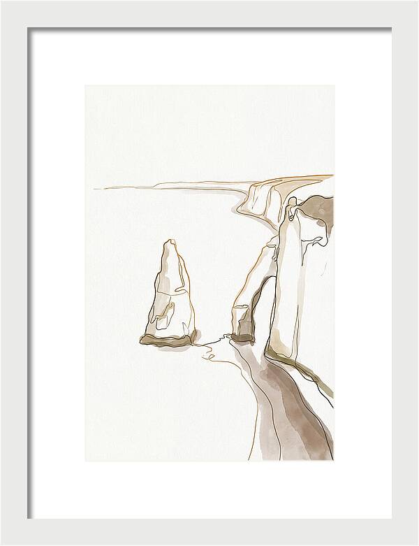 Chalk Sea Stack Serenity
