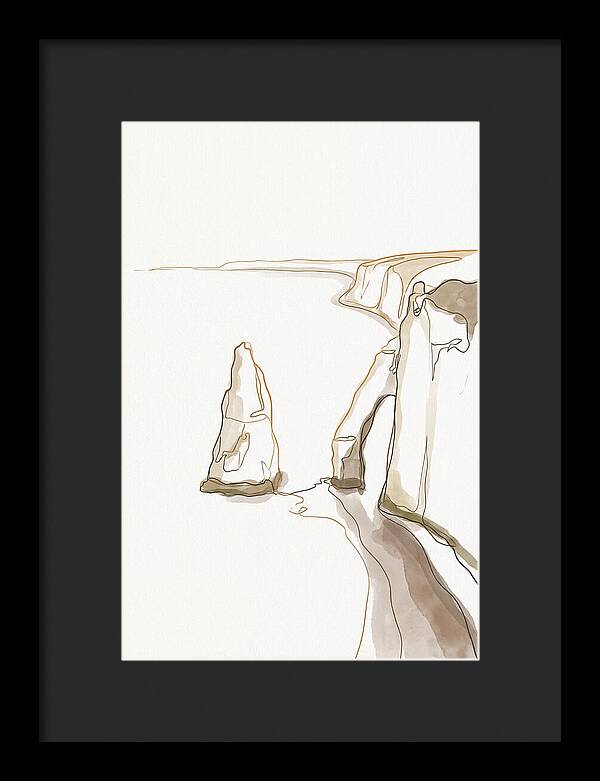 Chalk Sea Stack Serenity