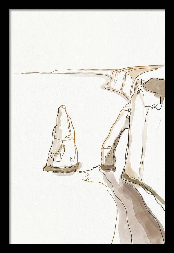 Chalk Sea Stack Serenity