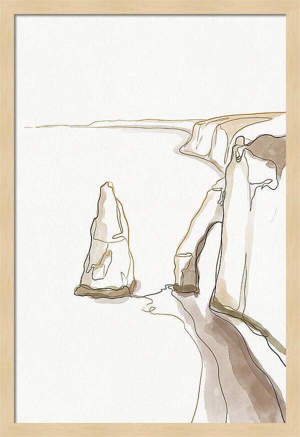Chalk Sea Stack Serenity