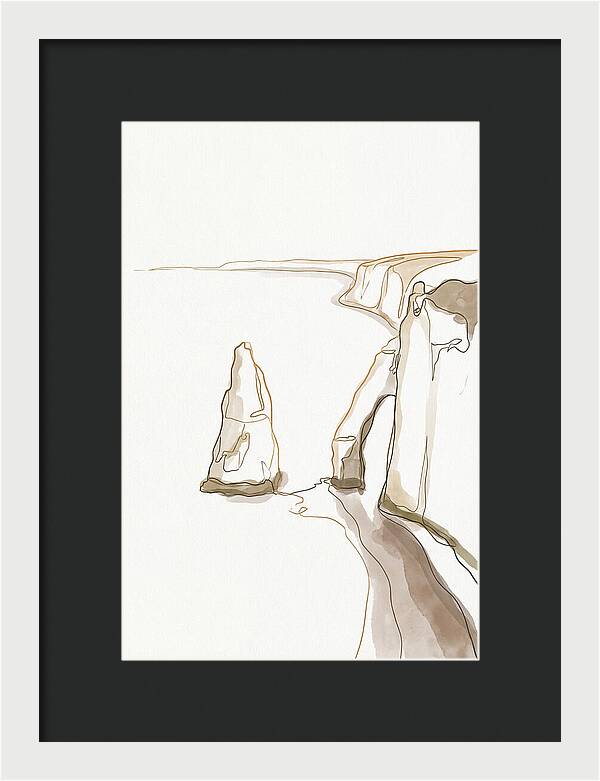 Chalk Sea Stack Serenity