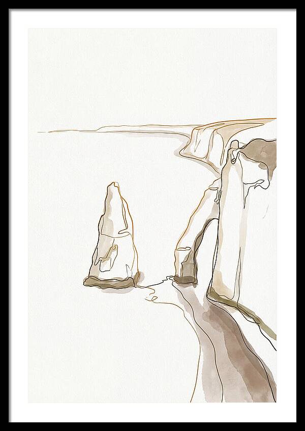 Chalk Sea Stack Serenity