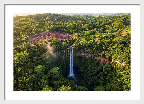 Chamarel Waterfall From Above