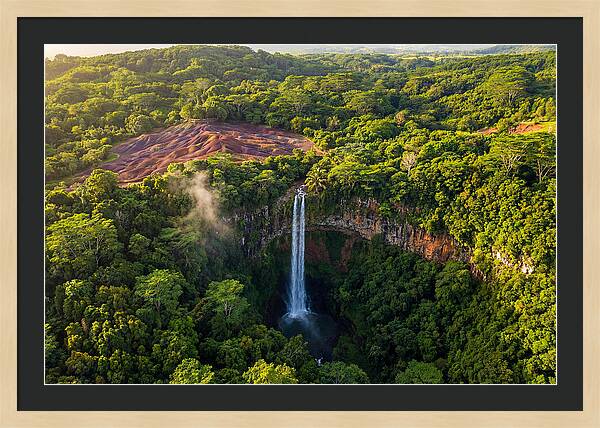 Chamarel Waterfall From Above