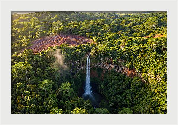 Chamarel Waterfall From Above