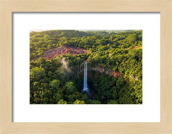 Chamarel Waterfall From Above