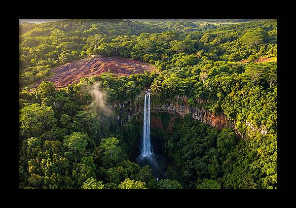 Chamarel Waterfall From Above