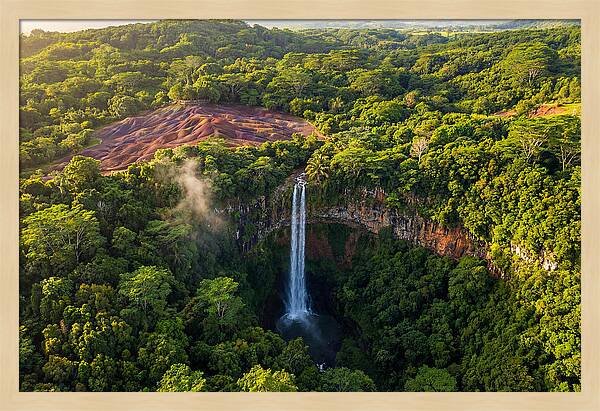 Chamarel Waterfall From Above