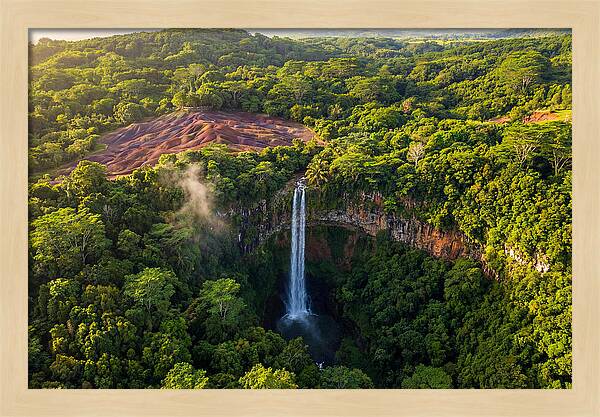 Chamarel Waterfall From Above