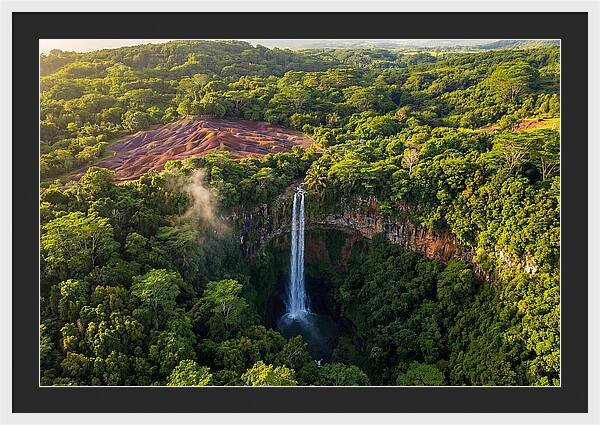 Chamarel Waterfall From Above