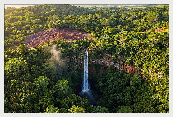 Chamarel Waterfall From Above