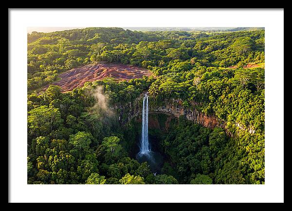 Chamarel Waterfall From Above