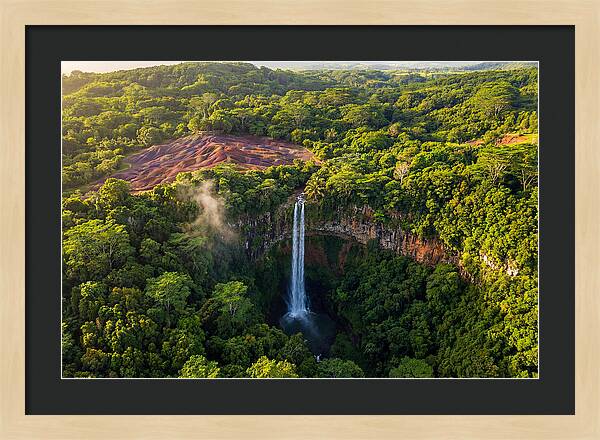 Chamarel Waterfall From Above