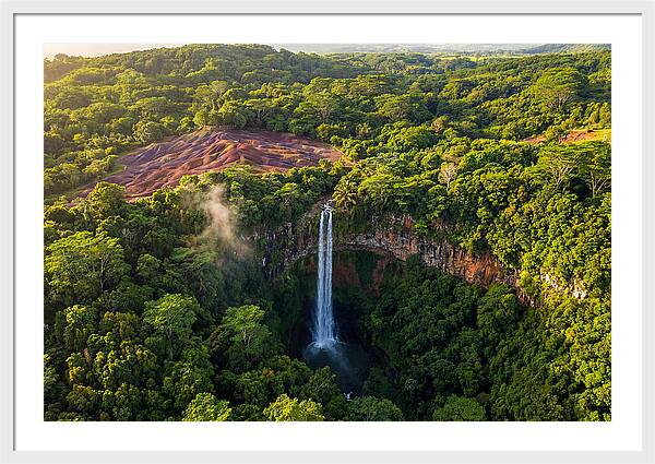 Chamarel Waterfall From Above