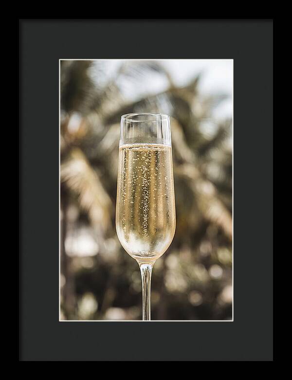 Champagne Flute With Bubbles