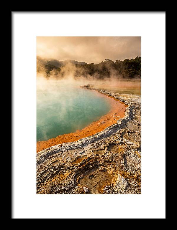 Champagne Pool At Golden Hour