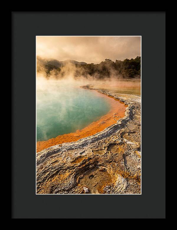 Champagne Pool At Golden Hour