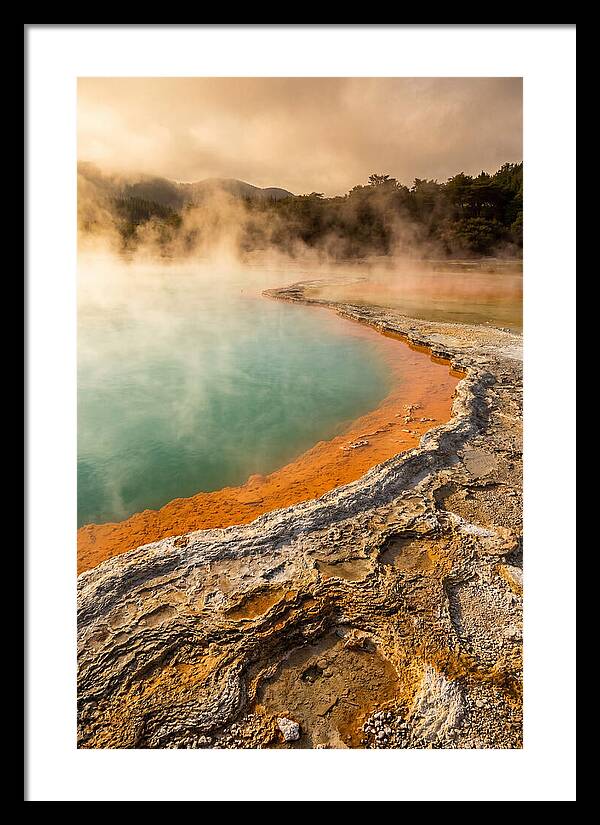 Champagne Pool At Golden Hour