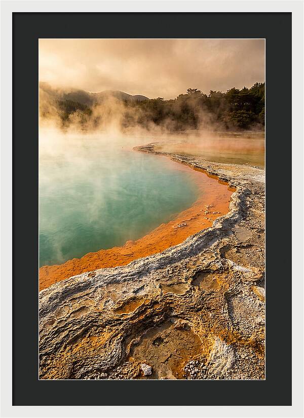 Champagne Pool At Golden Hour